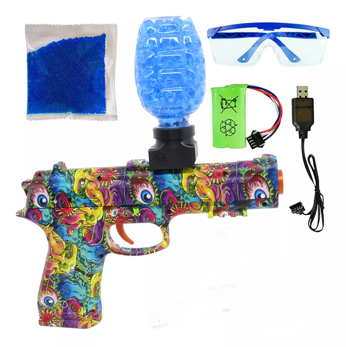 PISTOLA LANÇADOR ELÉTRICO BERETTA COLORIDA ORBEEZ LEÃO - Imagem 3