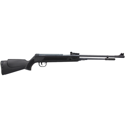 CARABINA DE CHUMBINHO NITRO WEST GÁS RAM 50KG FIXXAR 5.5MM POLÍMERO PRETO "COMBO"