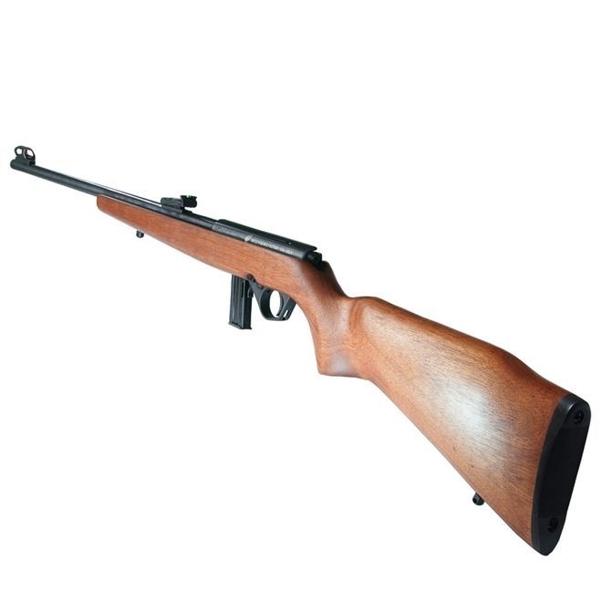 RIFLE CBC 8122 .22LR BOLT ACTION FERROLHADO MADEIRA '23POL - Imagem 4
