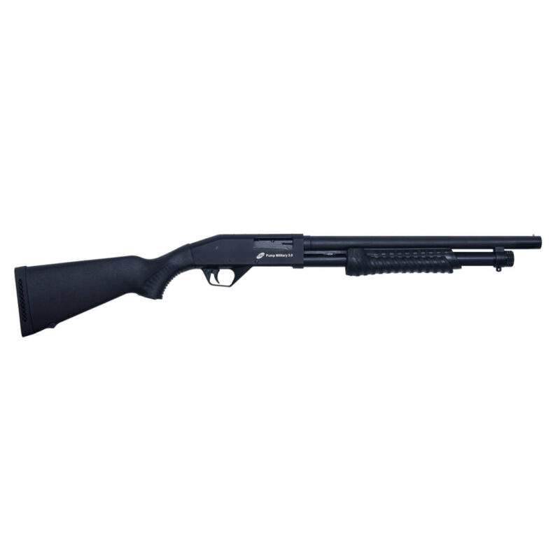 ESPINGARDA CBC PUMP MILITARY 3.0 CORONHA FIXA 12/16 SEM ACESSÓRIOS