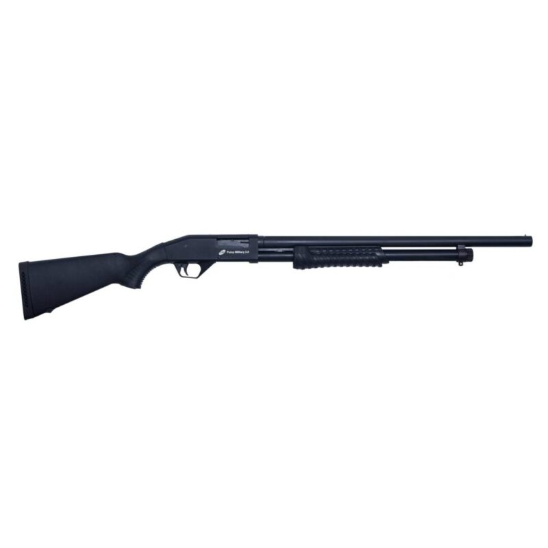 ESPINGARDA CBC PUMP MILITARY 3.0 CORONHA FIXA CALIBRE 12 CANO 24" SEM ACESSÓRIOS