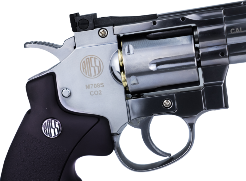 REVOLVER ROSSI 708S 4.5MM NIQUELADO 2 POLEGADAS CO2 - Imagem 4