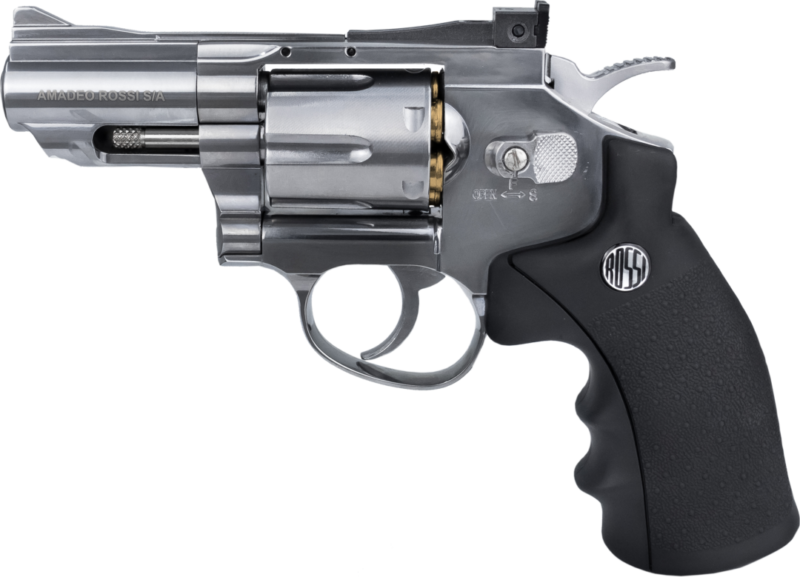 REVOLVER ROSSI 708S 4.5MM NIQUELADO 2 POLEGADAS CO2 - Imagem 2