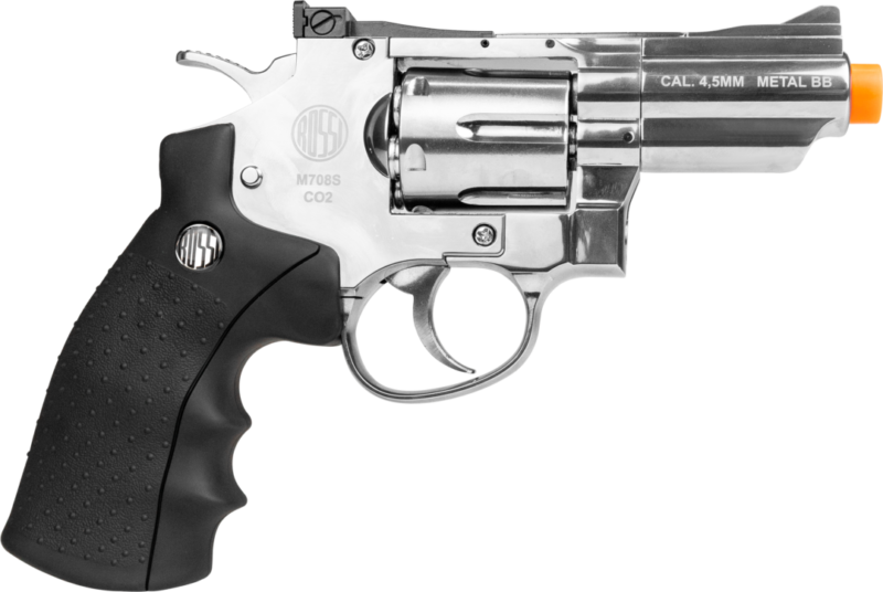 REVOLVER ROSSI 708S 4.5MM NIQUELADO 2 POLEGADAS CO2