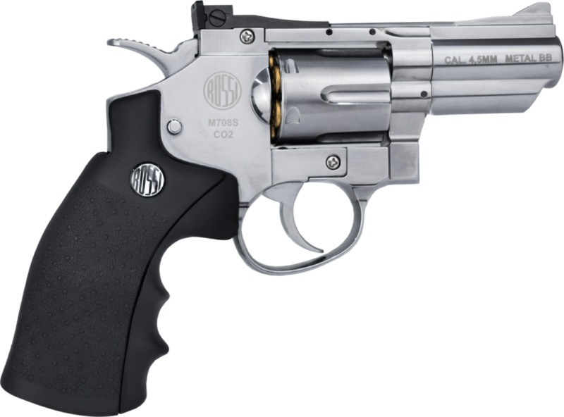 REVOLVER ROSSI 708S 4.5MM NIQUELADO 2 POLEGADAS CO2 - Imagem 6