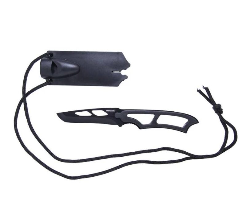 Faca Tática Boot Nautika Com Bainha Rígida E Cordão De Segurança, Aço Inox 420