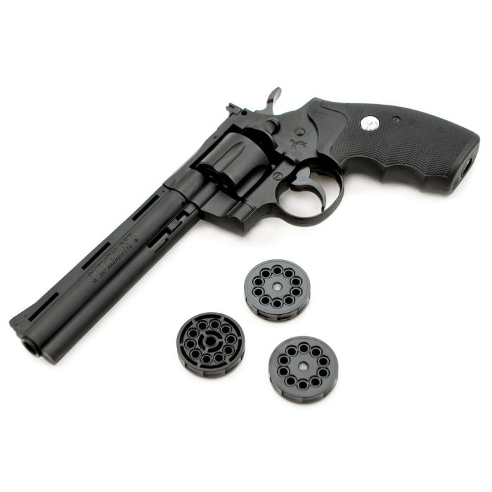 REVOLVER AIRGUN UMAREX COLT PYTHON .357MAGNUM 4.5MM 6,5 POLEGADAS "COMBO" - Imagem 4